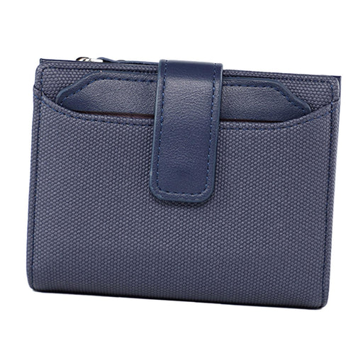 Crofta Small Wallet for Women Fashion Card Wallet for Shopping Street Business Trip Dark Blue