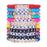 Crofta 11x Friendship Bracelets Colorful Letter Bracelets Fashion Inspire Bracelets