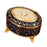 Crofta Metal Jewelry Box Trendy Desk Trinket Organizer for Pendants Earrings Charms Dark Blue