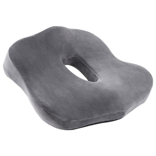 Memory Foam Seat Cushion Detachable Breathable for Office Chairs Grey