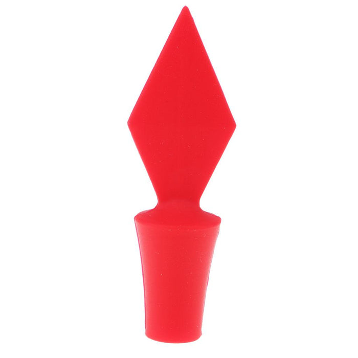 Crofta 1Pc Mini Creative Poker Silicone Wine Bottle Stopper Vacuum Home Bar Party B