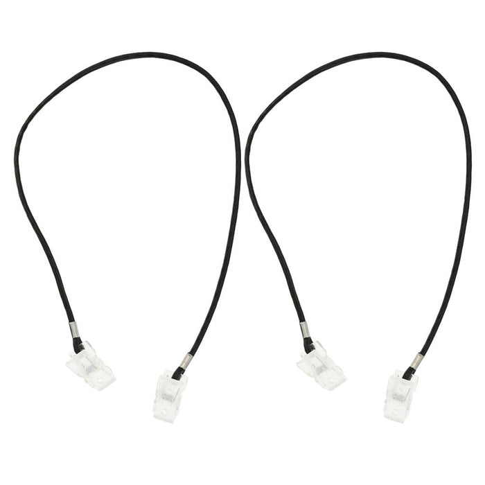 2 Pieces Napkin Clip Lanyard Bib Holder Neck Chain for Elderly Adults Black