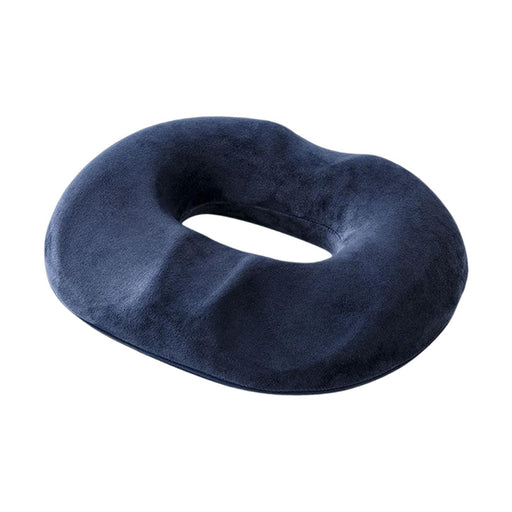 Donut Pillow for Tailbone Pain Orthopedic Surgery Recovery Office Chair Navy Blue