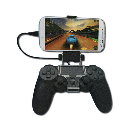 Crofta Smart Phone Mount Bracket Storage Holder for Sony PS4 Controller Gamepad