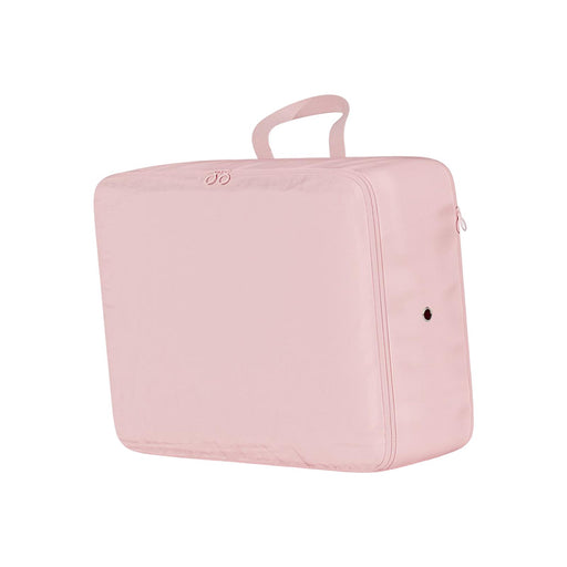 Crofta Compression Packing Cube Packing Organizer Smooth Two Way Zipper Collapsible Pink 40x30x18cm