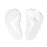 Crofta 1 Pair Silicone Arch Support Insoles Orthotic Insoles Cushion Insert L Clear