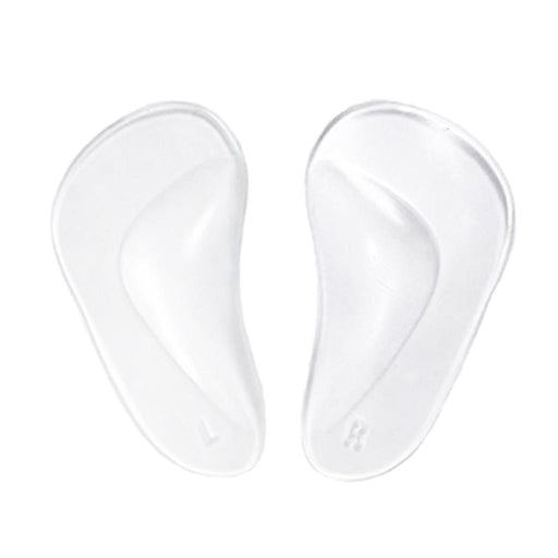 Crofta 1 Pair Silicone Arch Support Insoles Orthotic Insoles Cushion Insert L Clear