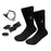 2x Unisex Electric Heated Sock with Battery Box Foot Warmer for Cycling USB cable and remote