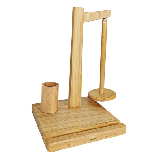 Wooden Yarn Holder Rotating Practical for Crocheting and Knitting Yarn Spool