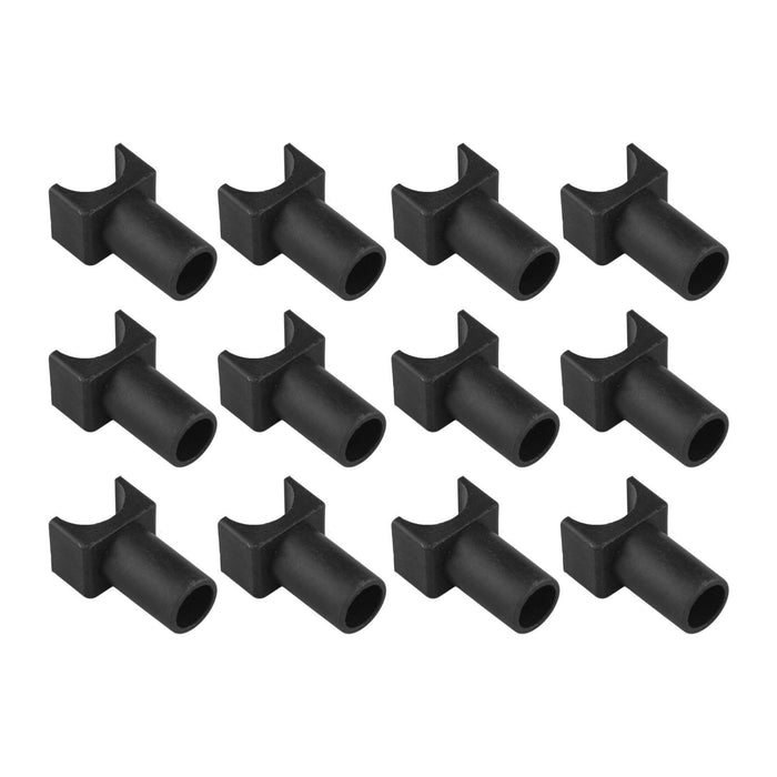 12Pcs Wheelchair Slider Support Blocks Replacement Wheelchair Sliders Blocks long black