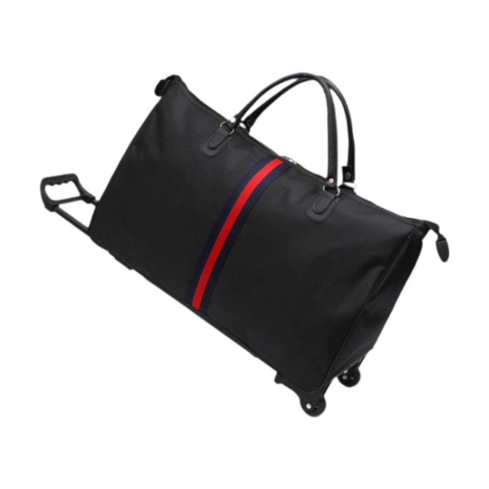 Rolling Duffel Bag Travel Bag for Camping Air or Car Travels Overnight Stays 50 cmx22 cmx35 cm