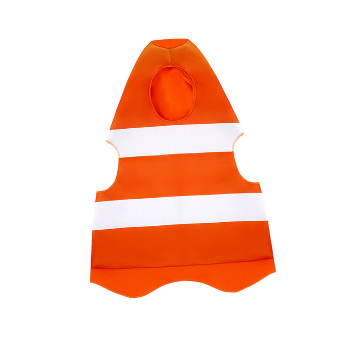 Traffic Cone Costume Festival Kids Halloween Costume for Children Girls Boys S to M