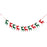 Crofta 10 pcs Elk Christmas Xmas Bunting Garland Banner Party Decoration