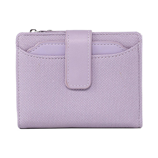 Crofta Small Wallet for Women Fashion Card Wallet for Shopping Street Business Trip Purple