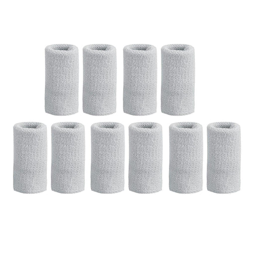 10Pcs Finger Protector Elastic Comfortable for Baseball Badminton Cycling Gray