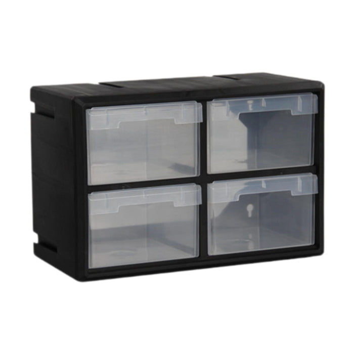 Crofta Drawer Storage Cabinet Organizer Garage Organization for Crafts Jewelry Nuts 4 drawers