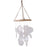 Crofta Wood Wind Chimes Baby Crib Mobile Pendant Ornament for Window Backyard Decor