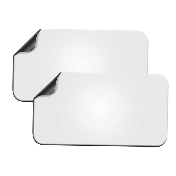 2x Blank Magnets Rounded Corners for Marketing Vehicles Cars Commercial Style C