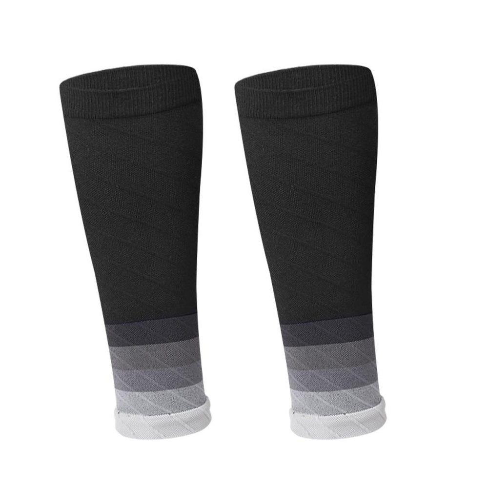 Crofta 1Pair Calf Compression Socks for Men Women Hikers Running Gym  Gradient Gray