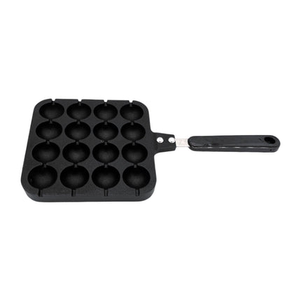 Crofta Takoyaki Octopus Ball Maker Takoyaki Maker Baking Pan for Kitchen Restaurant 16 Hole