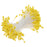 Crofta 170pcs Pearl Double Tip Floral Stamens - Yellow