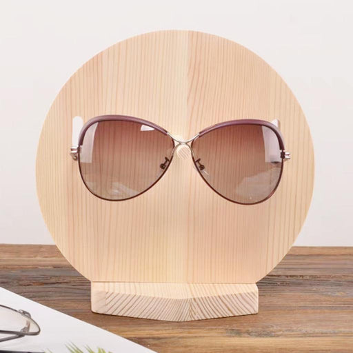 Crofta Wood Glasses Eyeglasses Sunglasses Show Stand Holder Fashion Frame Display Rack, Home Retail Glasses Show Holder