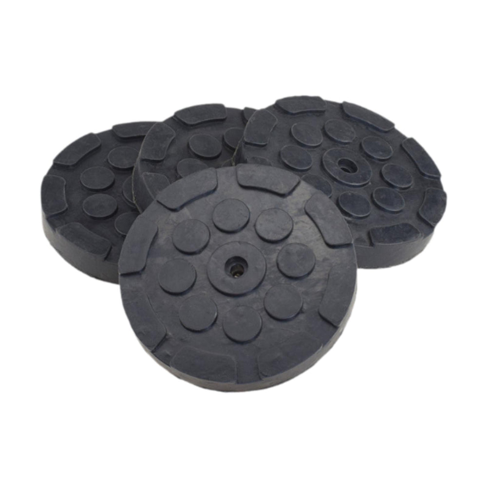 4 Pieces Car Jack Rubber Pads Multipurpose Anti-slip Round Lifting Jack Pads