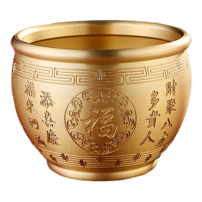 Crofta Chinese Treasure Bowl Creative Cornucopia Bowl for Study Room Desk Bookshelf Style A