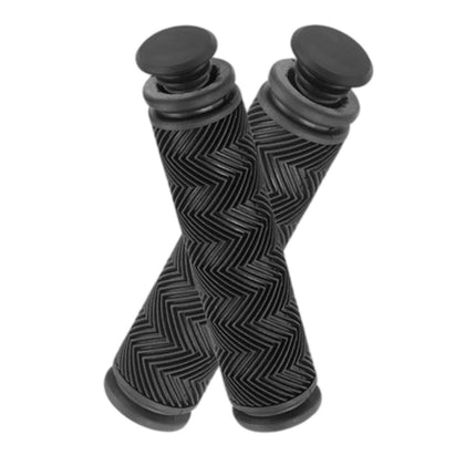 Crofta 2 Pieces Bike Handlebar Grips Parts Bike Grips for Outdoor Road Bikes Riding With Handle Plug