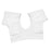 Crofta Women Underarm Armpit Vest Top Sweat Pad Sweat Absorbing Shirt M White