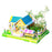 Crofta 3D House Jigsaw Puzzle Model Building Kits for Kids Educational Toy Gift Z02