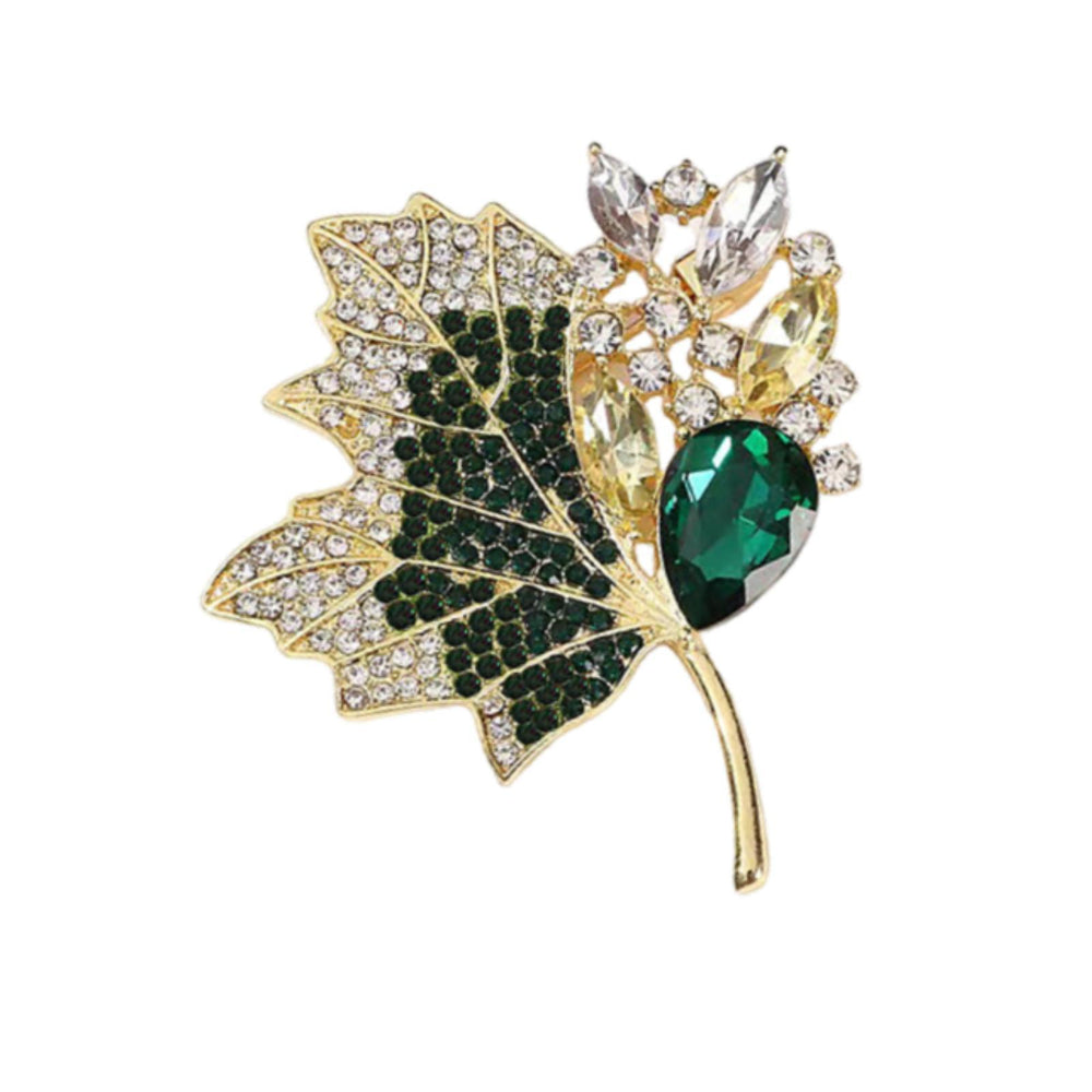 Women Brooch Pin Fashionable Romantic Valentine's Day Gift for Her Breastpin Green