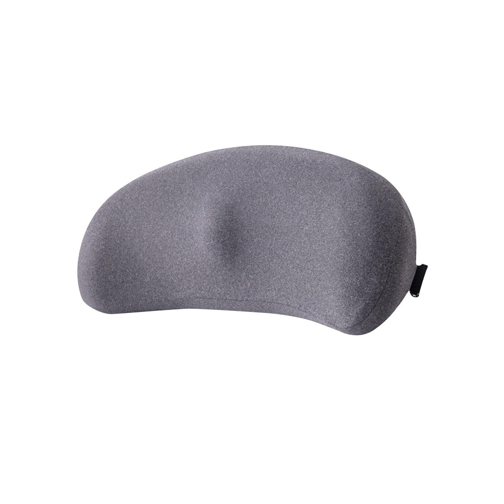 Crofta Lower Back Cushion Memory Foam Chair Pads for Home Travel Sleeping Rest Gray