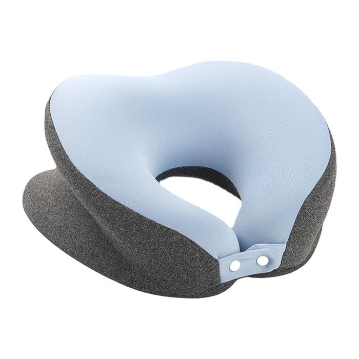 Crofta Desk Napping Pillow Neck Pad Multiuse Portable Prone Pillow for Car Airplane Blue