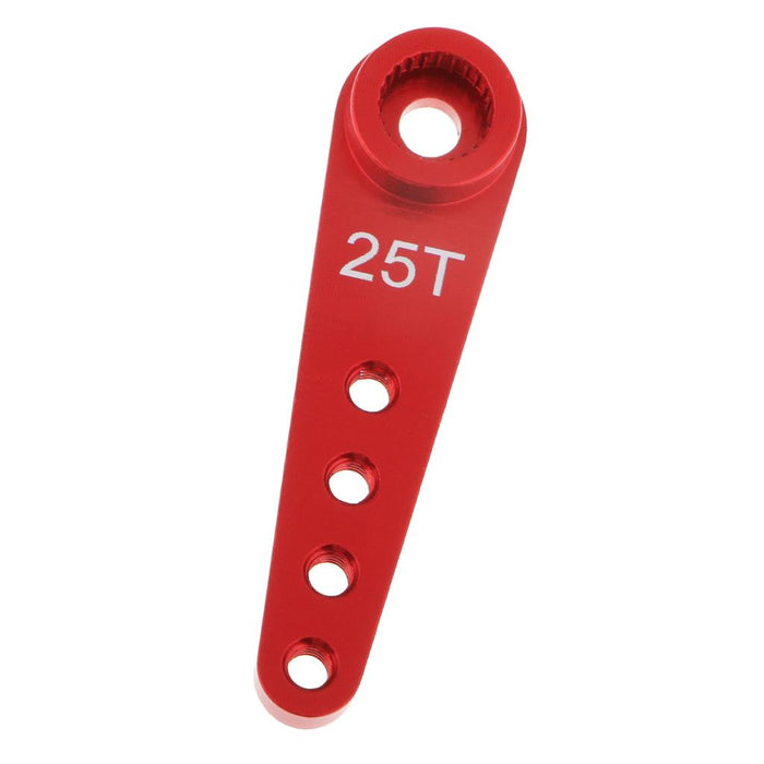 37mm 25T Steering Servo Arm Horn M2.5 Hole For RC Car Boat Futaba  Red