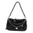 Women Shoulder Bag Elegant Pouch Underarm Bag for Outdoor Commuting Birthday Black