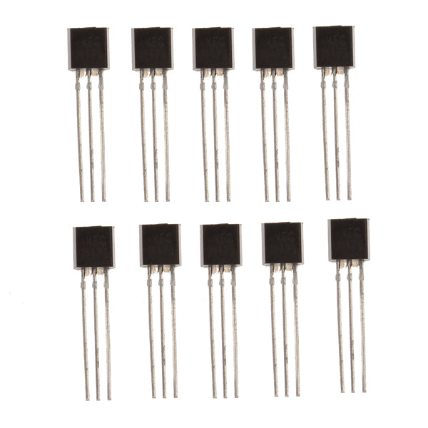 Crofta 100pcs BC547 TO-92 NPN Transistor