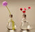 Crofta Bulb Shaped Transparent Table Glass Bottle Vase for Plant Flower Decoration