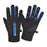 Crofta Winter Gloves Hand Warmer Mittens for Outdoor Activities Motorcycling Biking Men Slip on Black and Blue