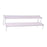 Crofta Wooden Display Riser Stand Counter Shelf for Dolls Collection Makeup Perfume 2 Layers 50CM