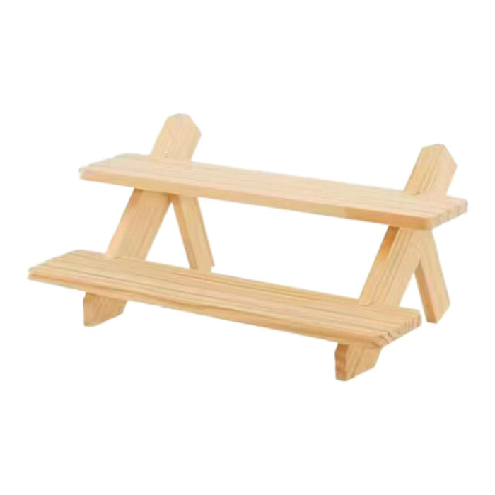 Crofta Wooden Retail Display Riser Earrings Rack for Party Home Decoration Showcase