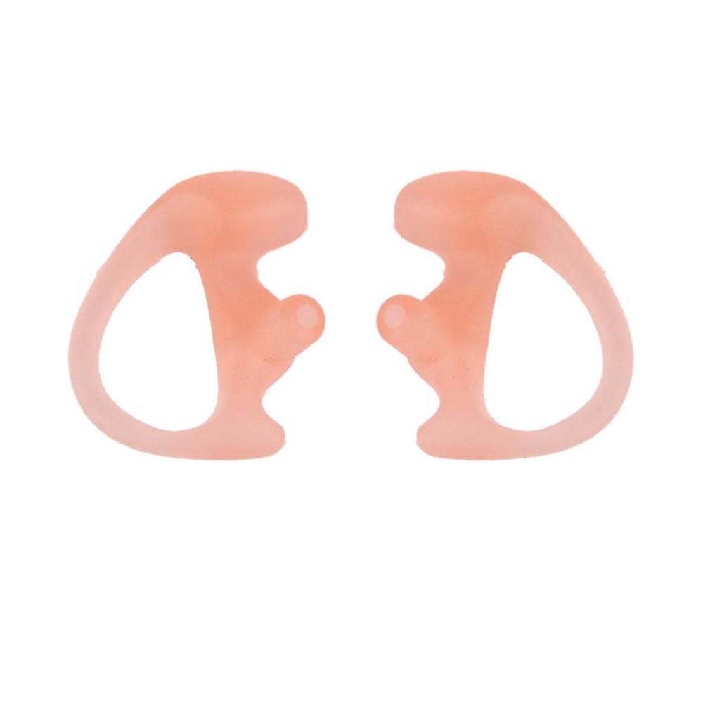 2pcs L+R Open Ear Insert Earmold for Acoustic Tube Earpiece - Size Large