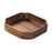 Walnut Wooden Serving Tray Food Dish Home Decor Square for Food Nut Cookies