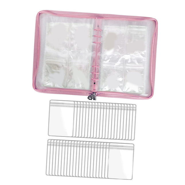 Crofta Earring Organizer Case Jewelry Organizer for Bedroom Brooches Gifts Pink