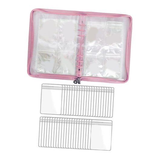 Crofta Earring Organizer Case Jewelry Organizer for Bedroom Brooches Gifts Pink