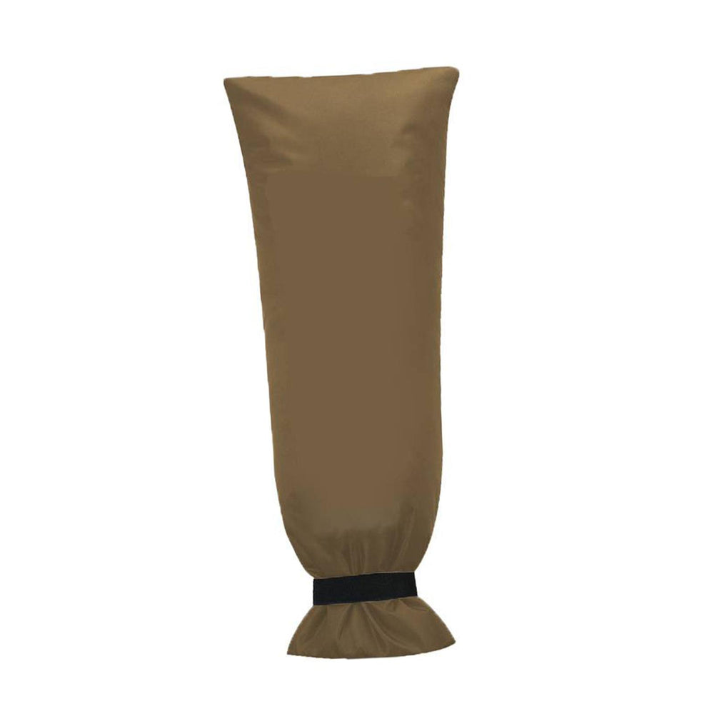 Crofta Winter Outside Faucet Cover Sock Sturdy Accessories Thermal Insulation Layer 51 x 20 cm Khaki