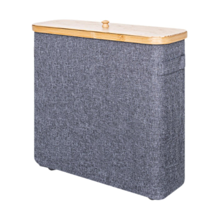 Toilet Paper Storage Basket Clothes Hamper Tissue Bin Toilet Paper Organizer gray