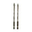 Crofta 2Pcs Four Flute Sawtooth Eccentric Drill Bits Sturdy for Brick Ceramic Glass