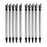 Crofta 10 Pieces Retractable Stylus Touch Pen for New Nintendo 3DS NDSL Console