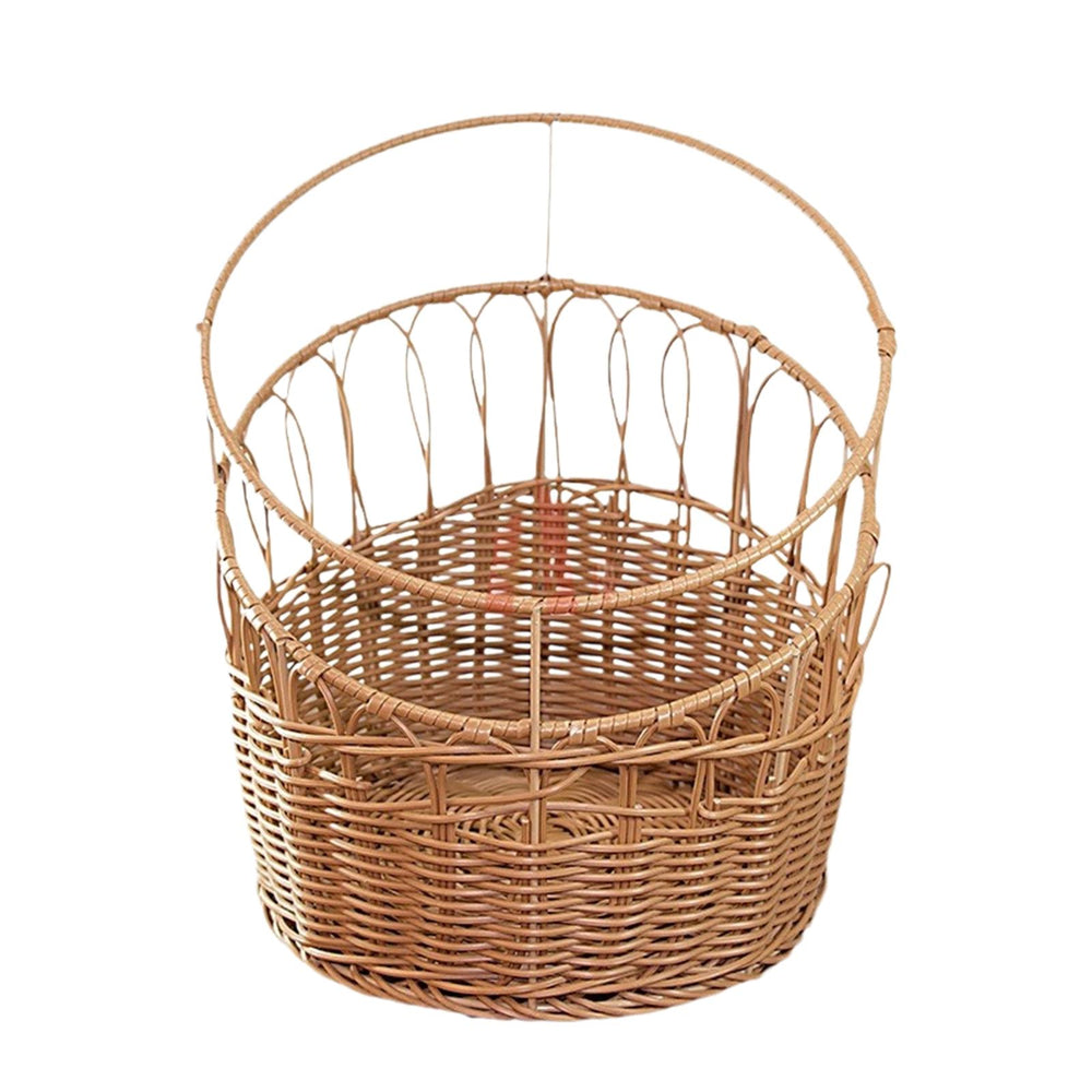 Crofta Vegetable Fruit Basket Waterproof Picnic Basket for Restaurant Camping Party